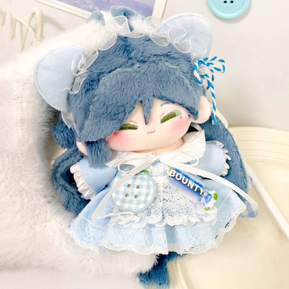 Disfraz de algodón con orejas de gato y diadema para muñeca - imagen 4