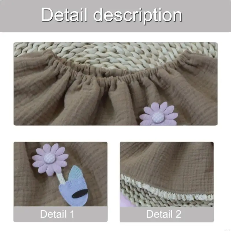XXFE Babero eructo giratorio absorbente para niños pequeños - imagen 2