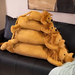 Peluche almohada de león esponjoso para dormir y abrazar