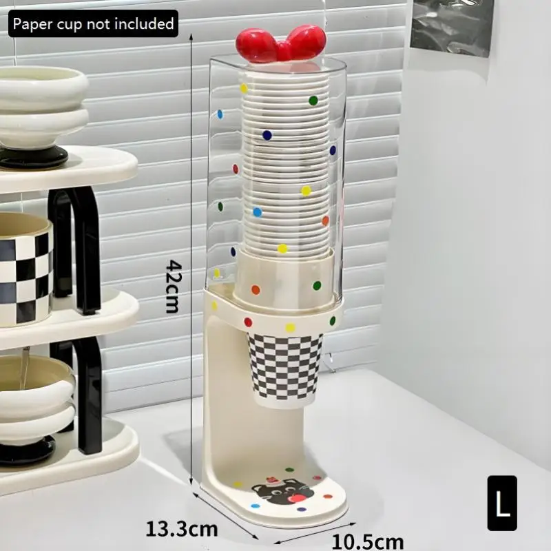 Portavasos de papel desechable para mesa, almacenamiento sin perforar - imagen 2