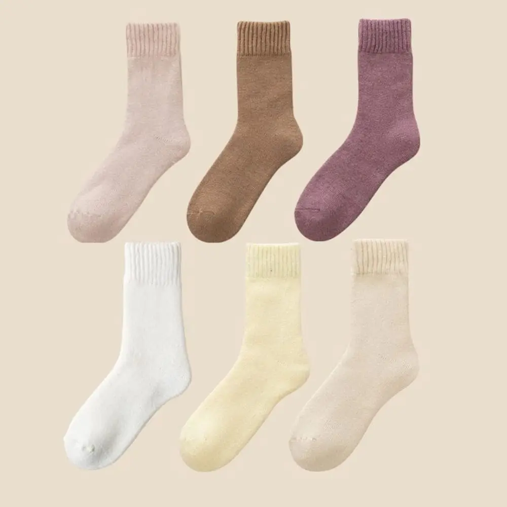 Calcetines térmicos sin costuras de algodón y cachemira para niños - imagen 3