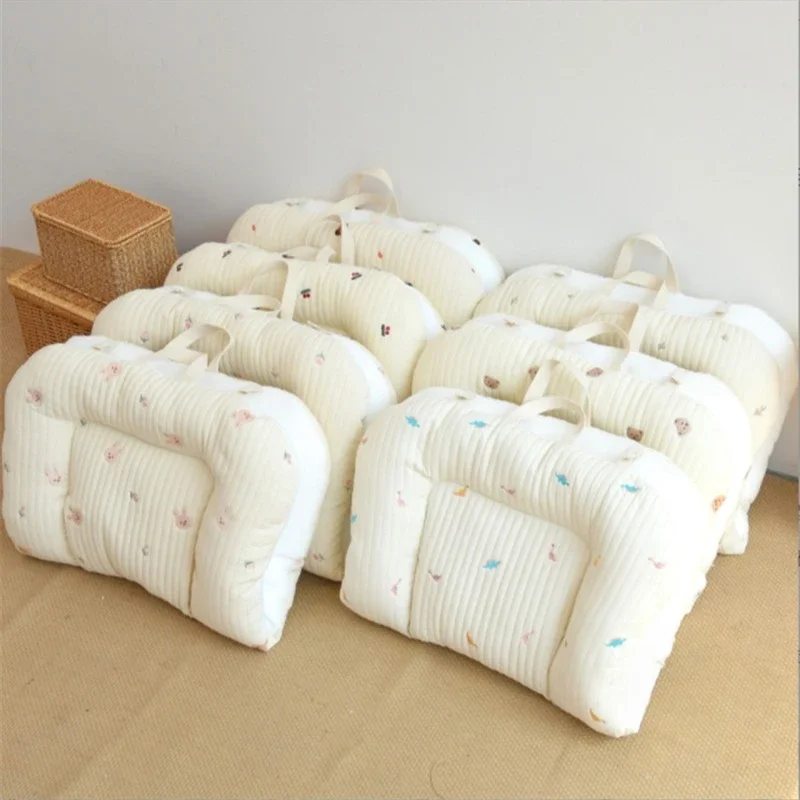 Colchón para cuna de bebé recién nacido con bordado suave - imagen 3