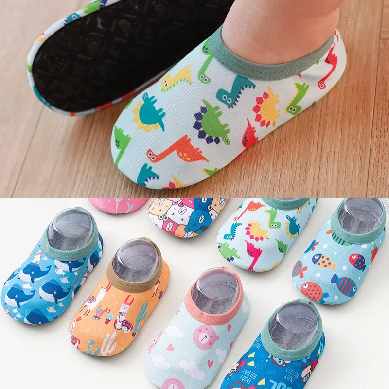 Zapatillas de agua antideslizantes infantiles con animales para playa