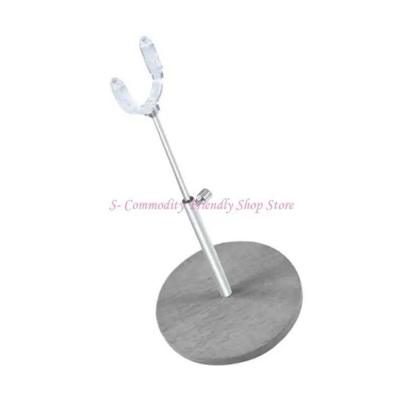 Soporte expositor para muñecas con base de madera ajustable - imagen 2