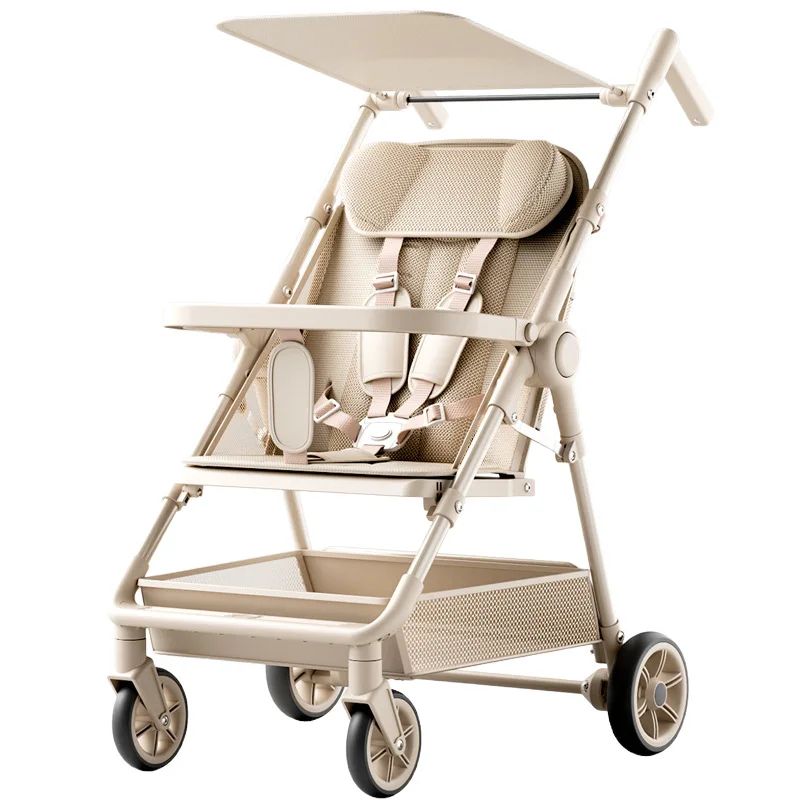 Carrito de bebé ligero plegable con respaldo en horizontal - imagen 4