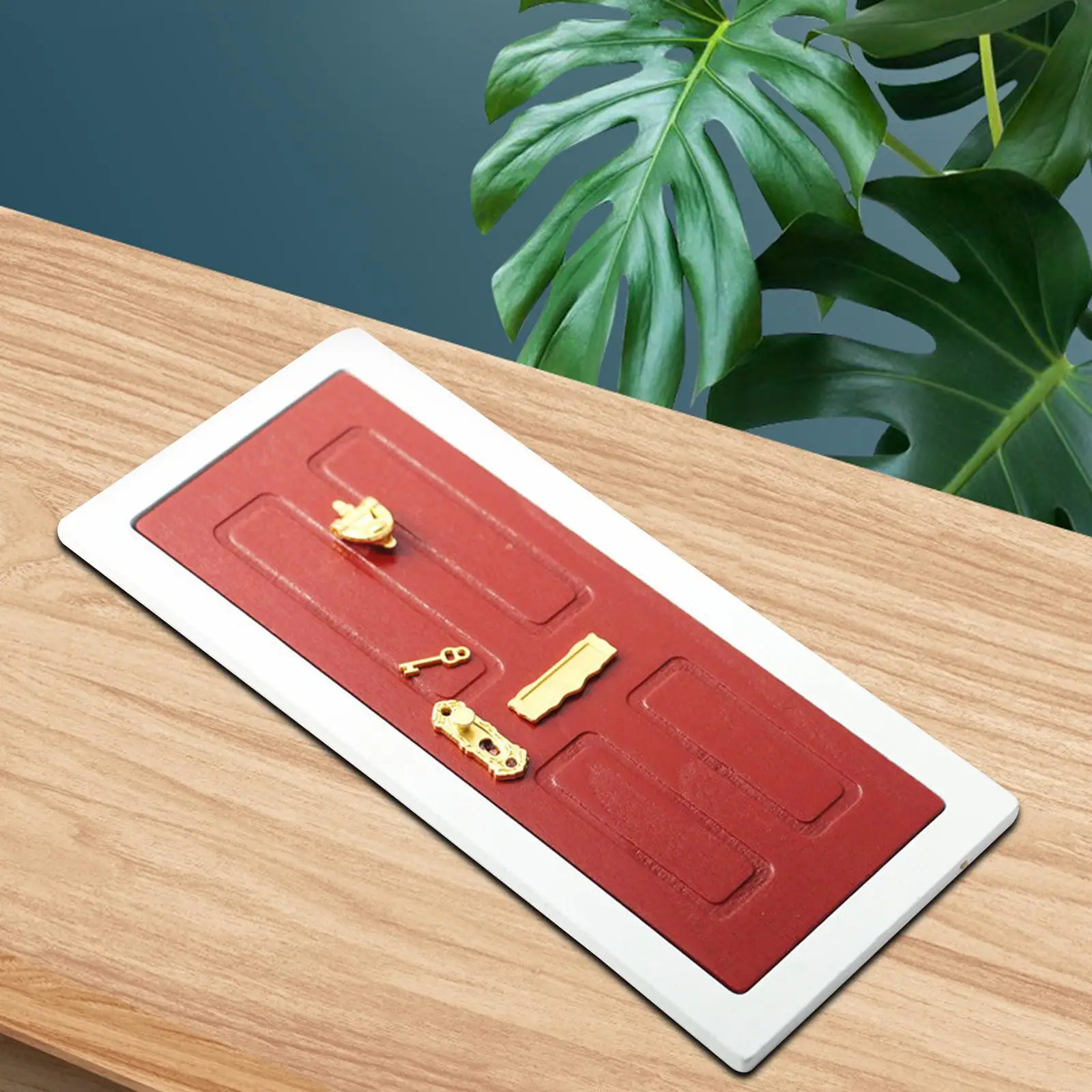 Detalle de puerta 1:12 en madera