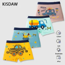Calzoncillos de algodón con estampado de coches para niños