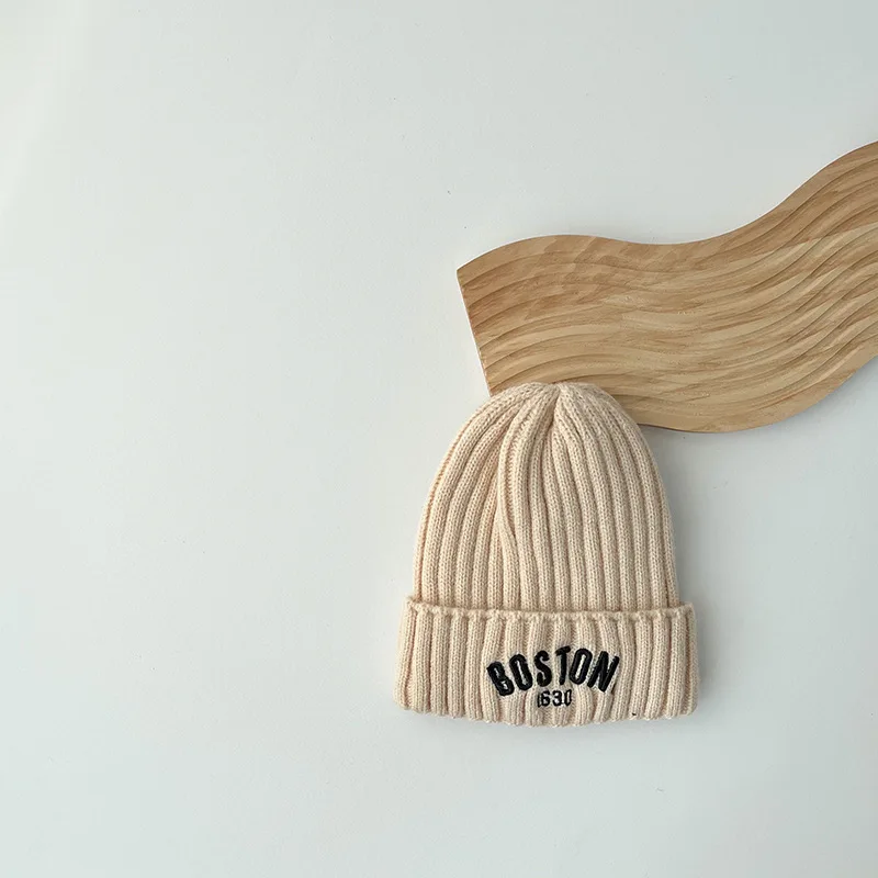 MILANCEL Gorro invernal infantil para niños con bordado de letras - imagen 3