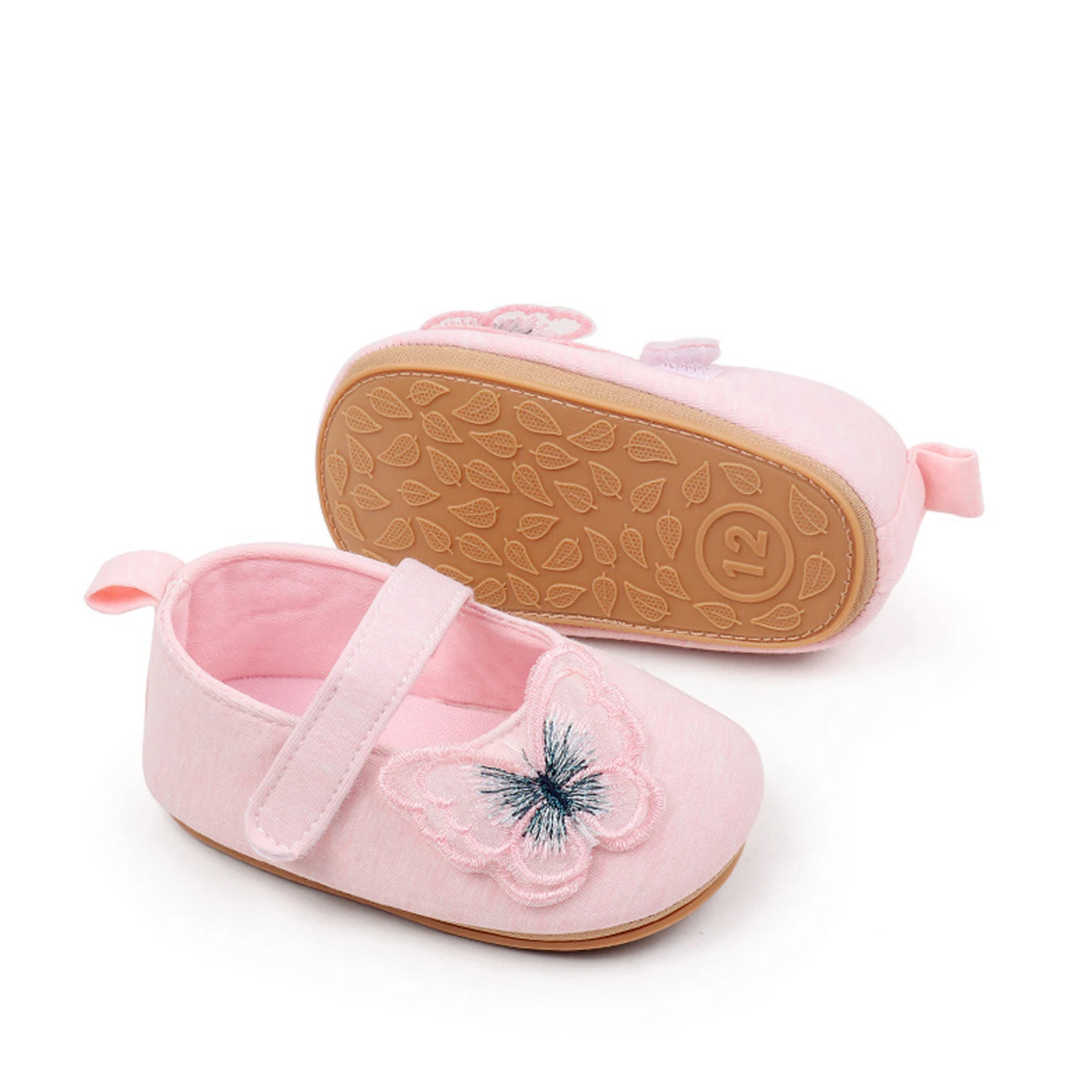VISgogo Zapatos de princesa para bebés antideslizantes primeros pasos - imagen 3