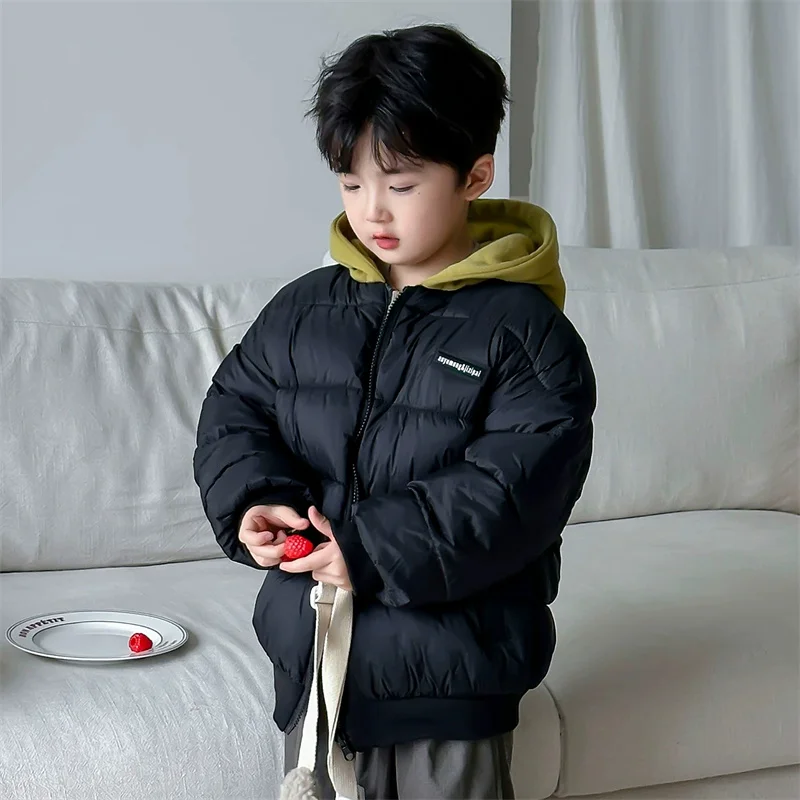Chaqueta de plumón reversible con capucha – Abrigo de invierno para niños - imagen 2