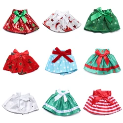 Vestido elfa Navideño para muñecas – Estrellas purpurina