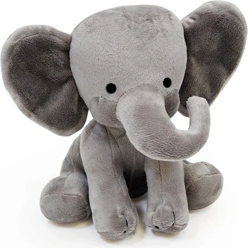 Peluche elefante gris suave para dormir y decorar la habitación - imagen 2