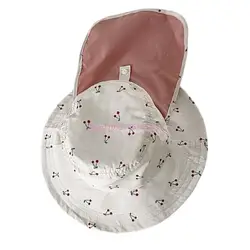 R6FD Kids gorro de pescador con protección solar y cubrecuellos