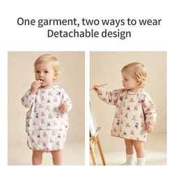 Babero Kangobaby impermeable para bebés – Ajustable para trona o mesa