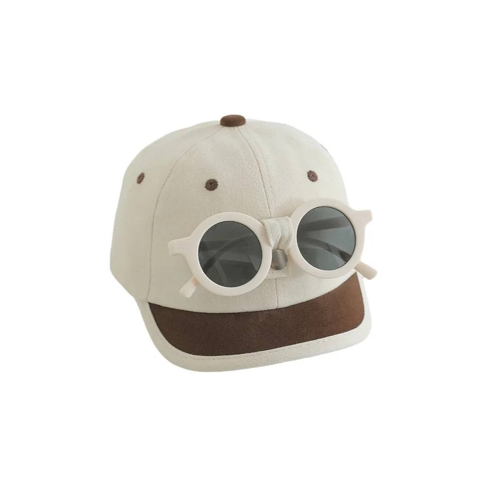 Gorra de béisbol con protección solar desmontable y ajustable