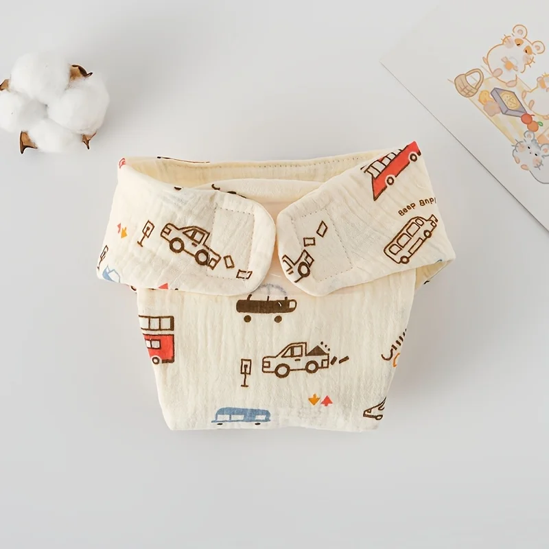 Pañales de tela algodón para recién nacidos transpirables y suaves - imagen 3