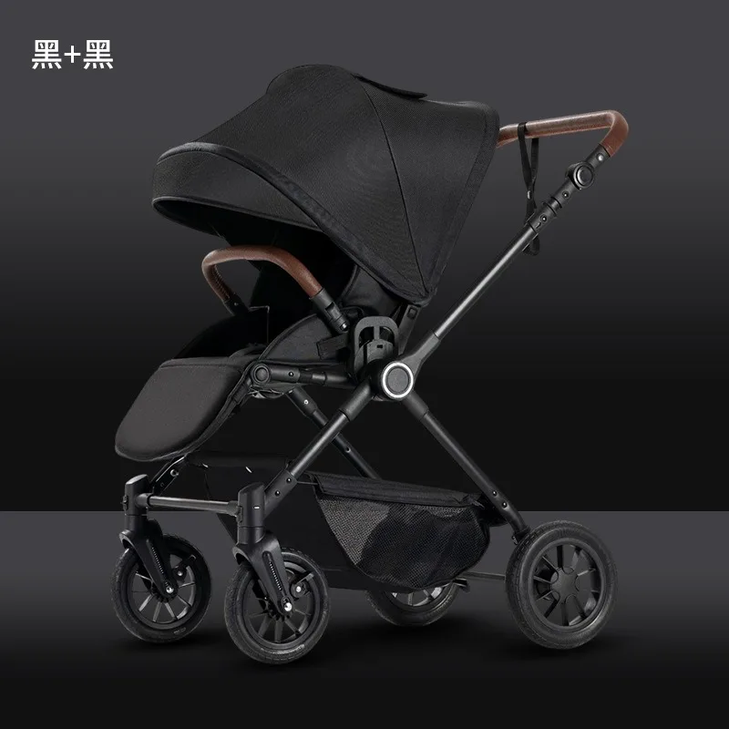 Cochecito reversible reclinable para bebé – Plegable con capota alta - imagen 3