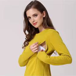 Sudadera de maternity con capucha de lana cómoda para embarazadas