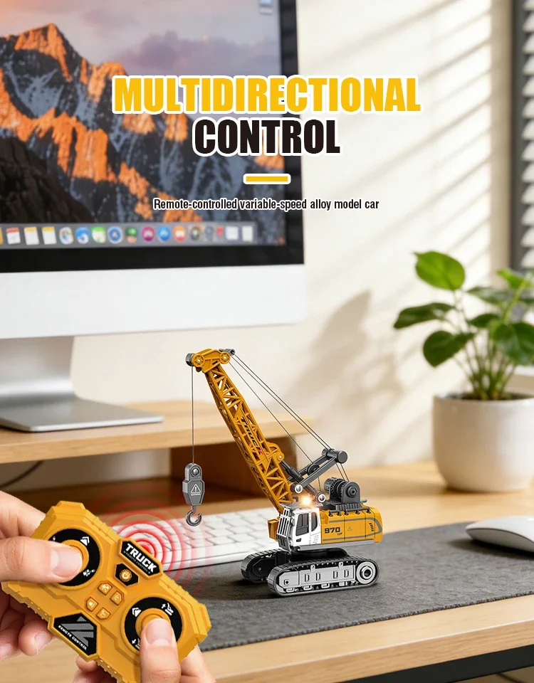 Operación de elevación y montaje en miniatura