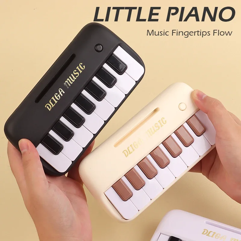 Piano infantil eléctrico con luces, juguete educativo temprano - imagen 2