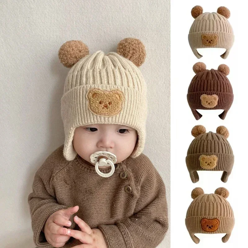 Gorro de lana con protección auditiva para bebé - imagen 5