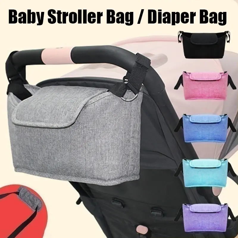 Bolsa porta-pañales gran capacidad para cochecito de bebé