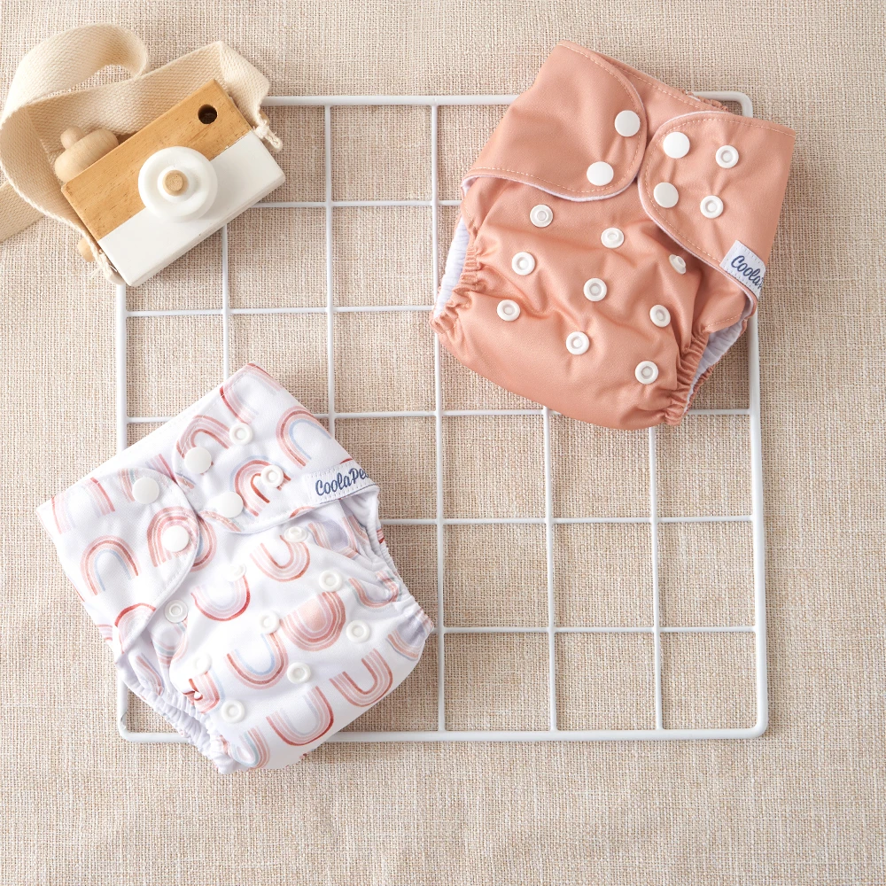 Pañal de tela impermeable reutilizable para bebé recién nacido - imagen 5