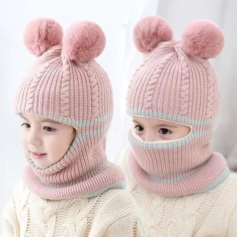 Gorro infantil de terciopelo con dibujos animados para invierno - imagen 4