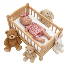 NPK 12 Muñeca Reborn de Silicona Suave – Piel 3D Realista
