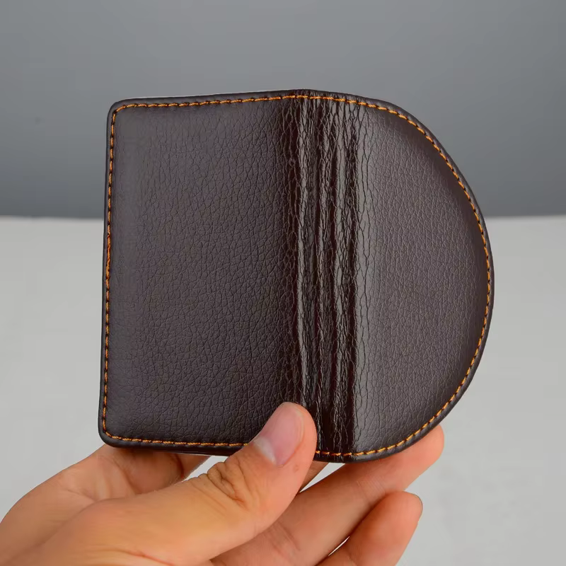 Tarjetero de cuero con protección RFID para hombre – Gran capacidad - imagen 3