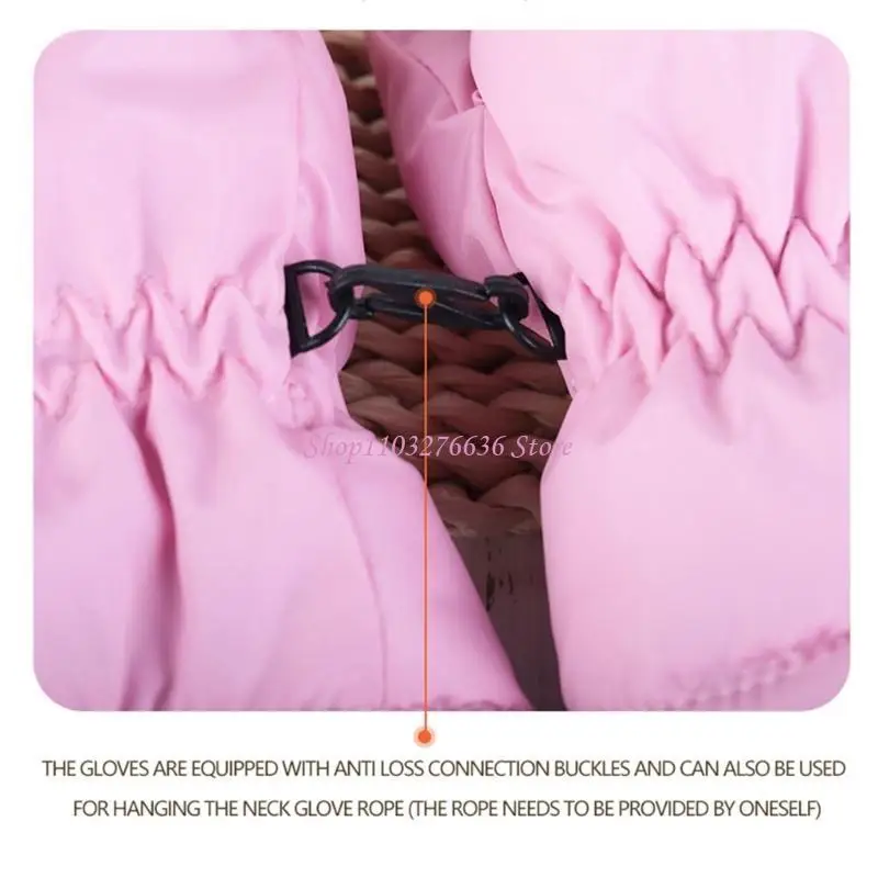 R6FD guantes de esquí infantiles para invierno, niños térmicos - imagen 3