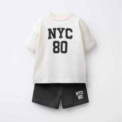 Conjunto verano niño camiseta manga corta y pantalón corto
