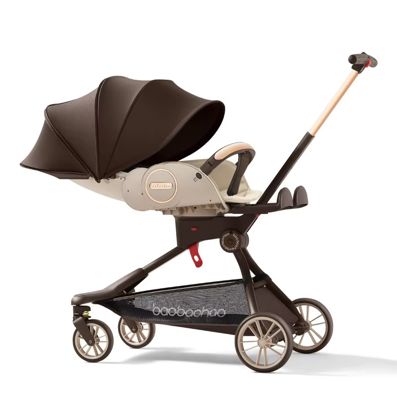 Coche plegable reversible desde recién nacido – Cochecito alto para bebé - imagen 4