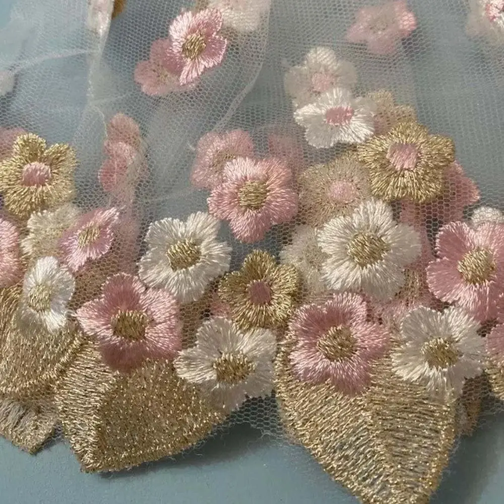 Vestido de encaje para recién nacido con bordado floral - imagen 2
