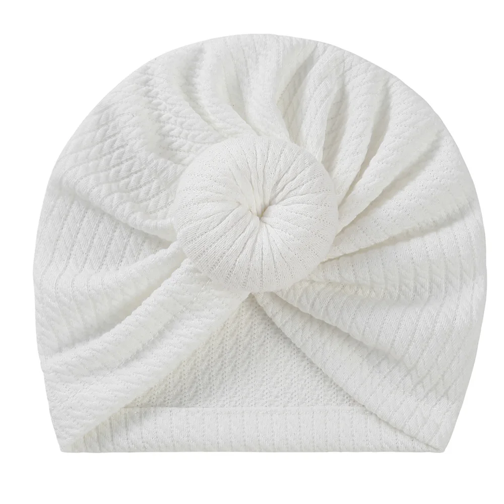 Turbante de algodón suave para bebé recién nacido