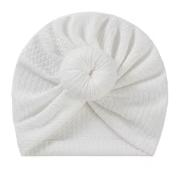 Turbante de algodón suave para bebé recién nacido