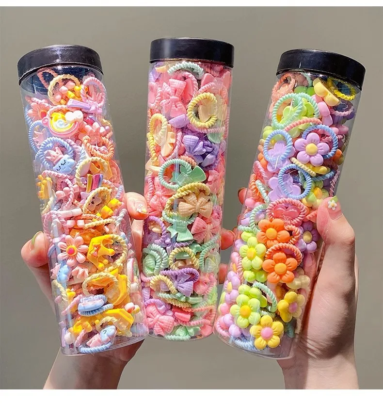 Gomas elásticas en botella