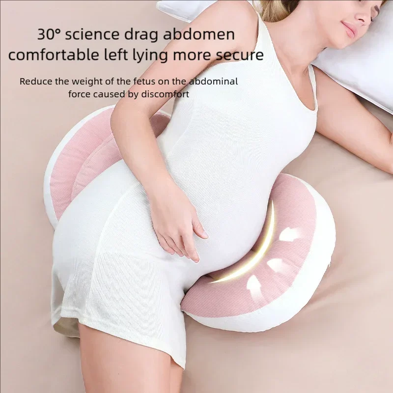 Almohada de embarazo con soporte lumbar para dormir de lado - imagen 3