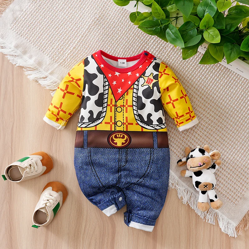 Body manga larga para bebé recién nacido – Diseño adorable primera puesta - imagen 4