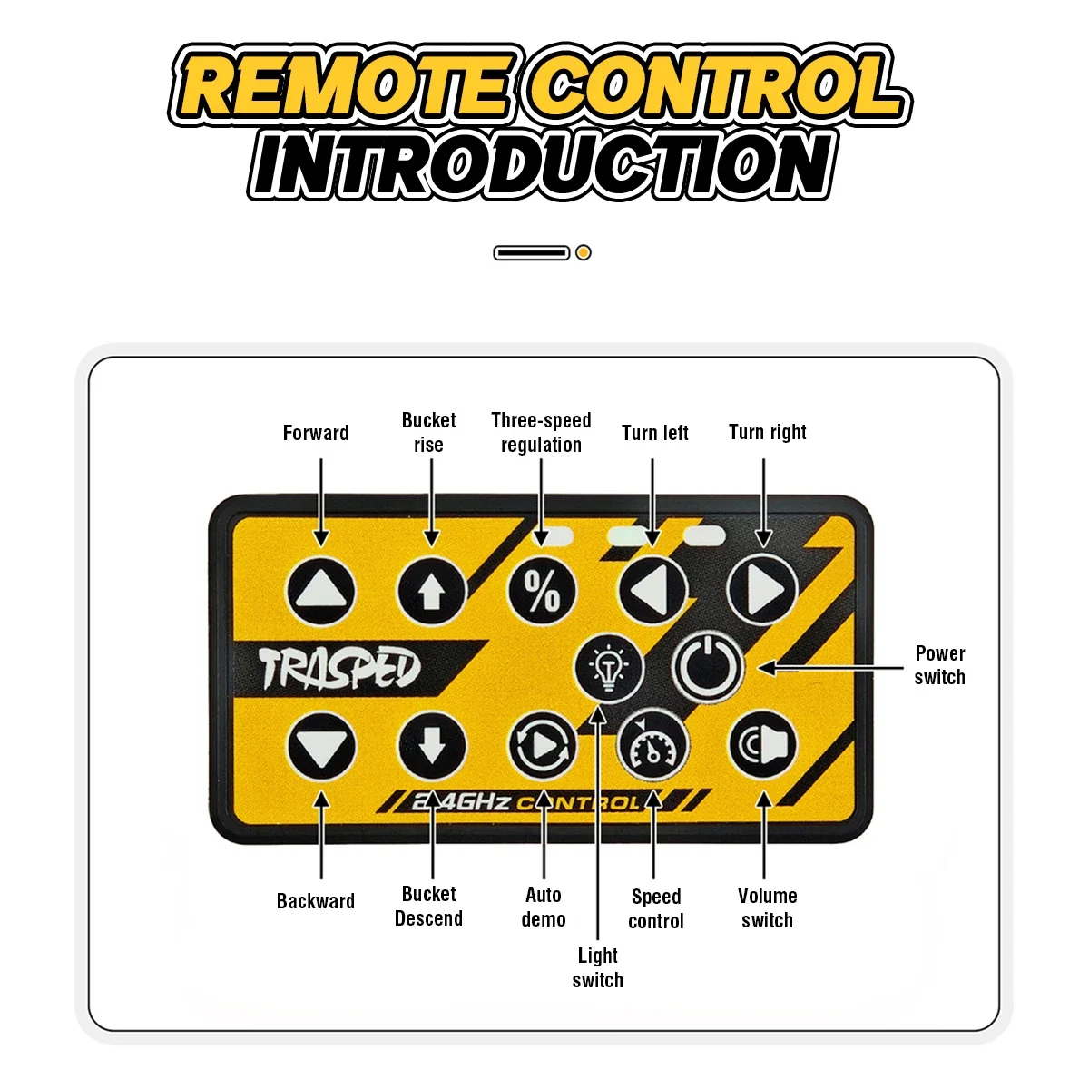 Mini camión volquete RC de aleación 4WD con control por app - imagen 4