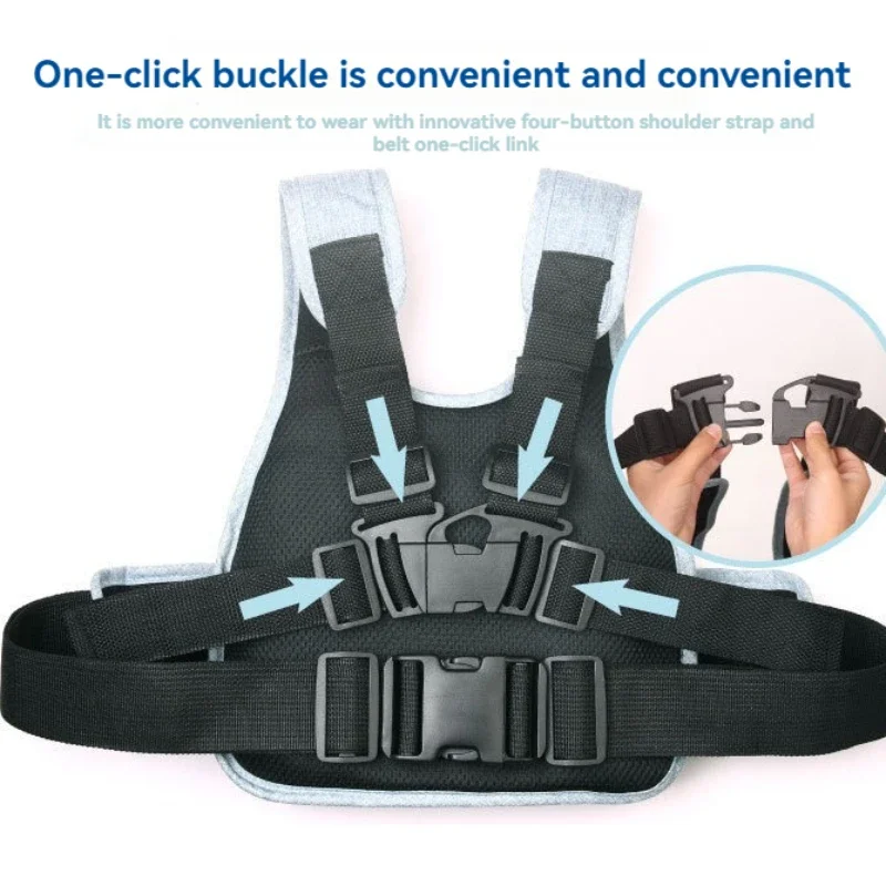 Arnés de seguridad infantil para moto con correas ajustables - imagen 4