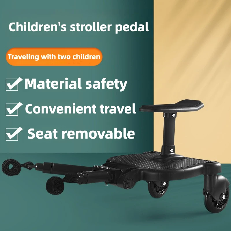 Plataforma antideslizante universal para cochecito de segundo niño