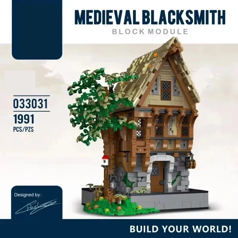Set bloques construcción medievales - Casa mágica para niños - imagen 4