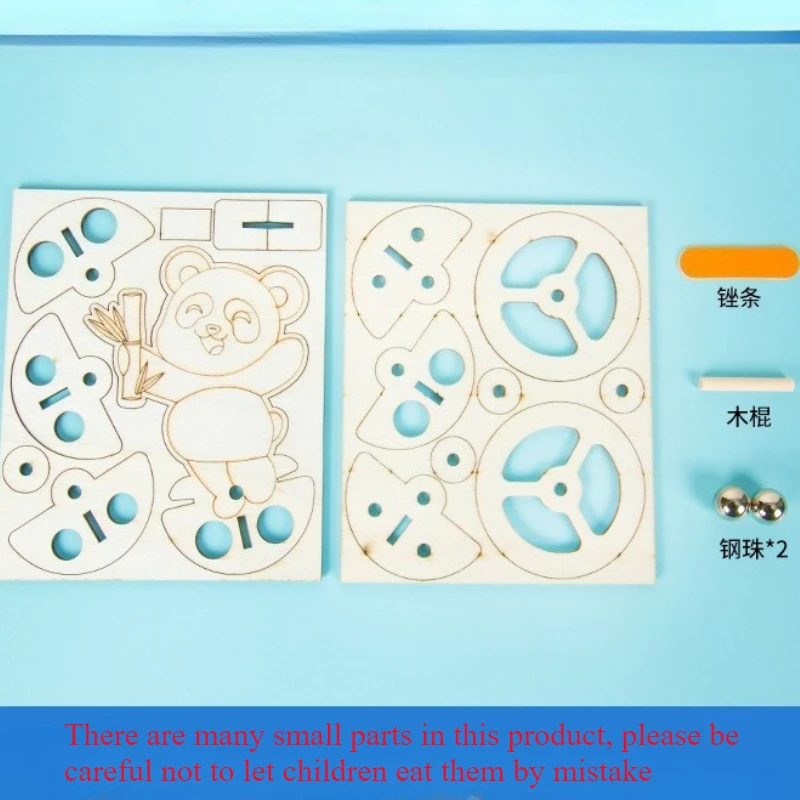 Kit de experimento científico DIY de equilibrio físico con panda - imagen 2