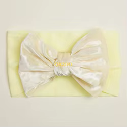 QX2D Diadema para bebe con lazo suave - Banda elastica ancha