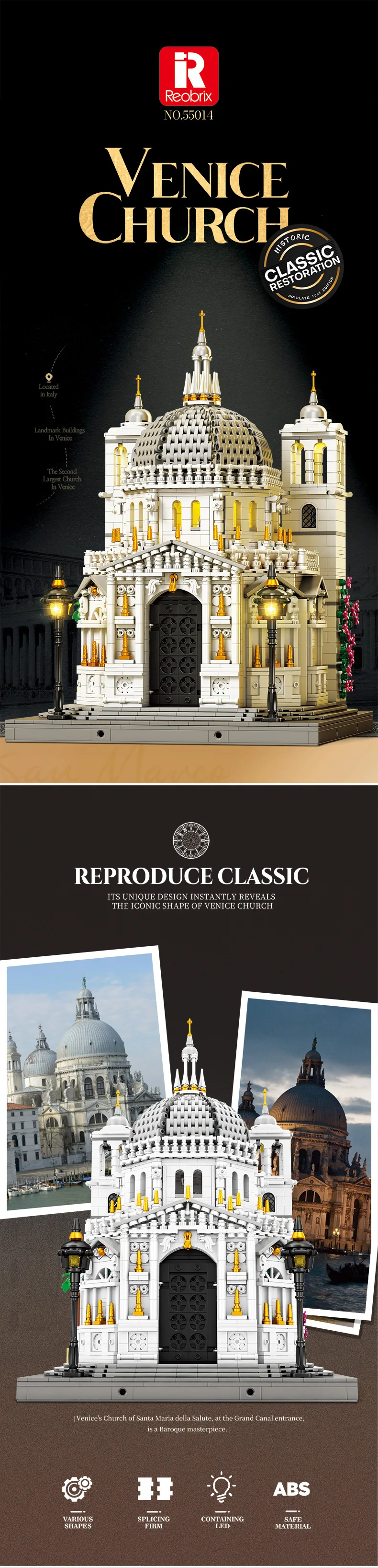 Iglesia de Venecia a escala 1:180
