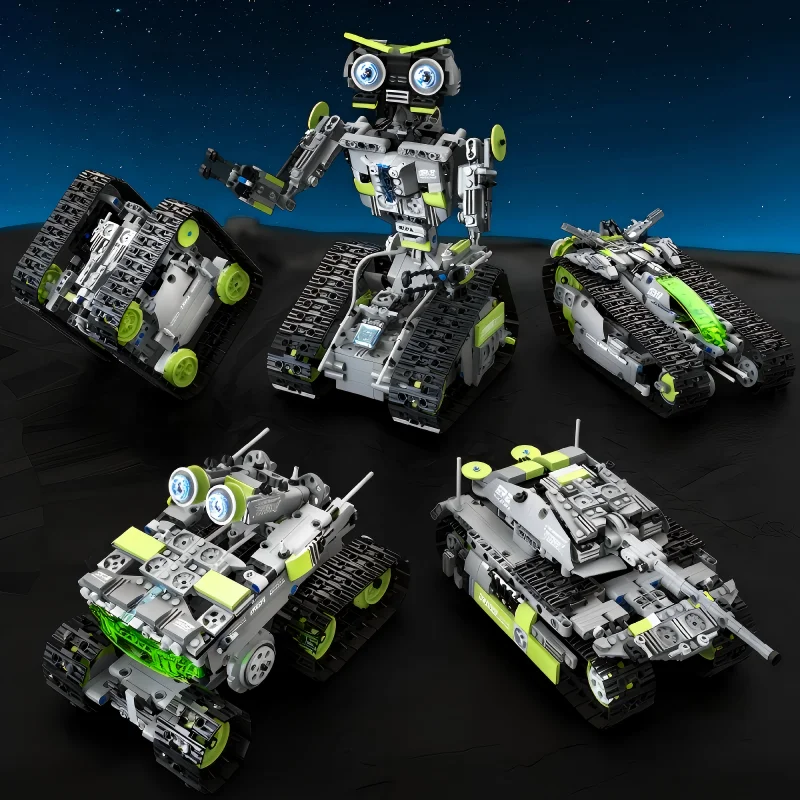 Robot transformable programable con control remoto y bloques - imagen 3