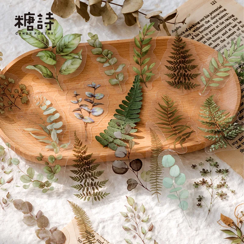 Pegatinas infantiles de plantas junto a flores para proyectos y álbumes - imagen 4