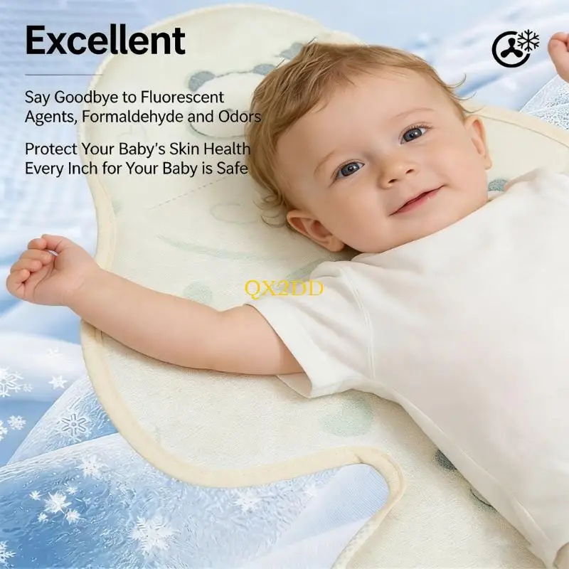 QX2D Cojín suave para cochecito de verano: piel ventilada y cómoda - imagen 2
