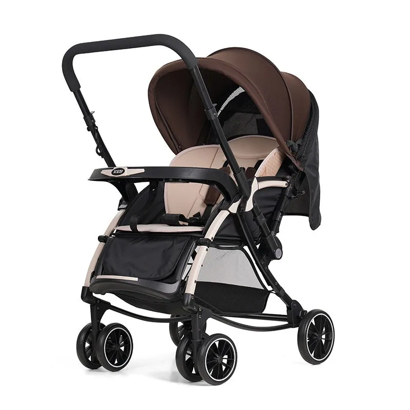 Cochecito ligero plegable y reversible con cuna reclinable - imagen 3